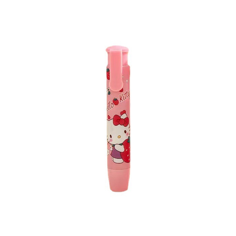 Sanrio Eraser Cartoon Kuromi Cinnamoroll Retractable Eraser Pencil ...