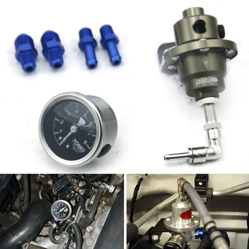 Universal Adjustable Fuel Pressure Regulator Tomei Type with Original