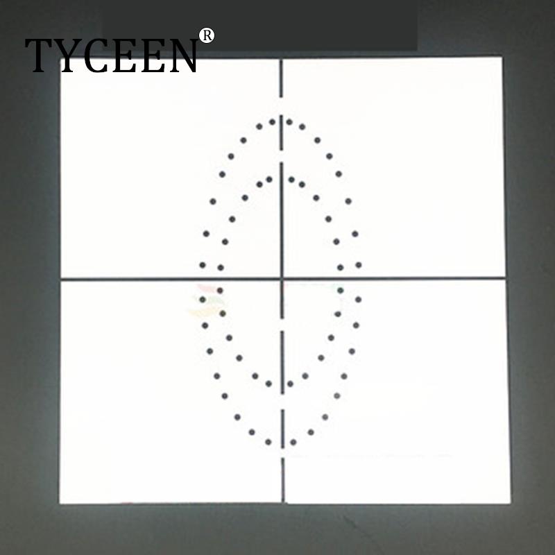 1 Piece Rubber Dam Template Dental Rubber Dam Punch Hole Board Plastic Barrier Positioning ...