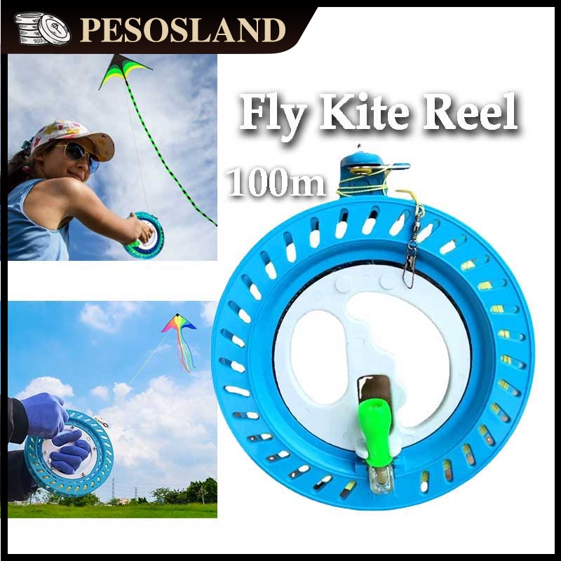 Kite Reel / Winder Wheel / Kite Flyer Handle With 100M Wheel Line