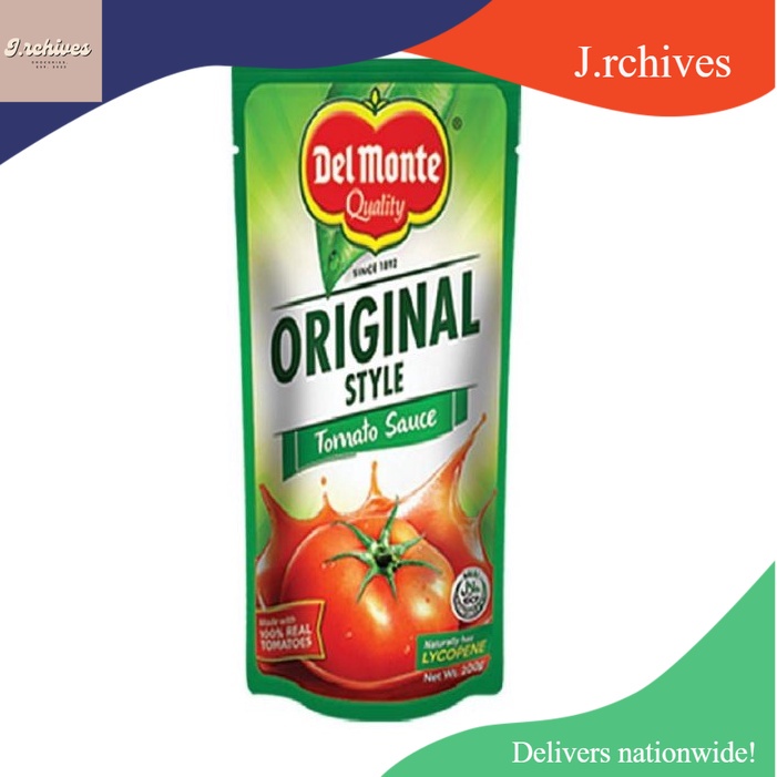 Del Monte Tomato Sauce Original Style 200g Shopee Philippines