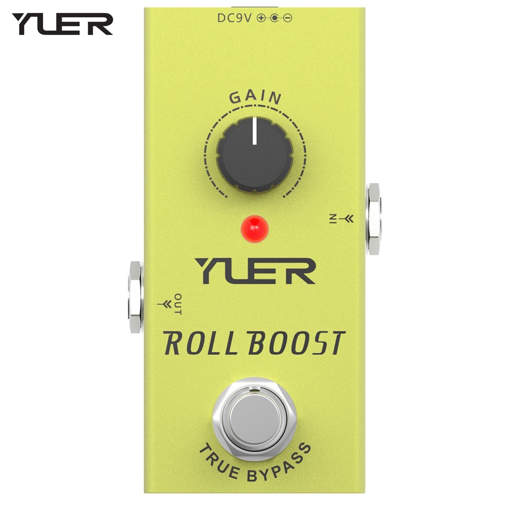 YUER RF14 Electric Guitar Pedal Roll Boost Classical A Line 918v Dc