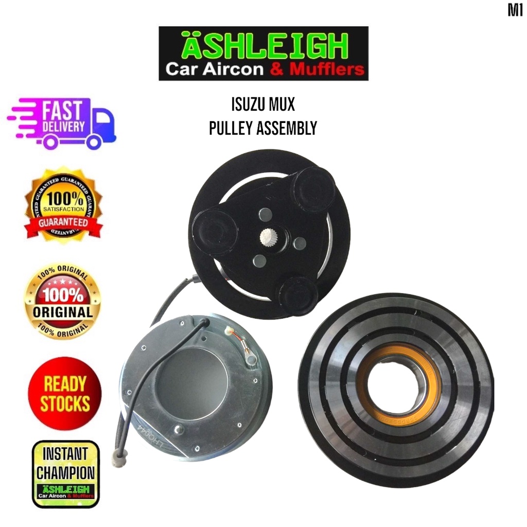 Isuzu Mux Pulley Assembly Car Aircon Hub Bearing Vtype for