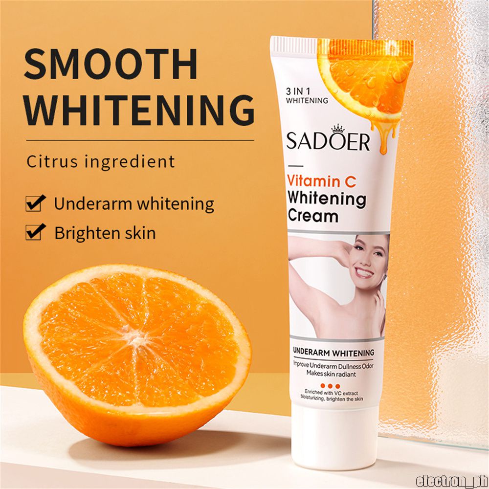 SADOER 3 In 1Vitamin C Whitening Body Cream Whitening Underarm Knee