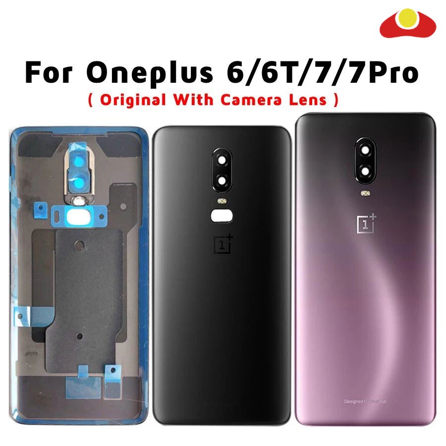 Cor Case Para Oneplus 6 T Rugged Hard Moldura De Vidro Temperado De