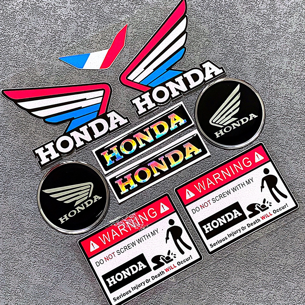 Reflective Stickers Wing Decals For Honda Motorcycle Waterproof Decals ...