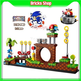 MOC Ideas 29005 Sonic Hedgehog Green Hill Zone Bricks Toy