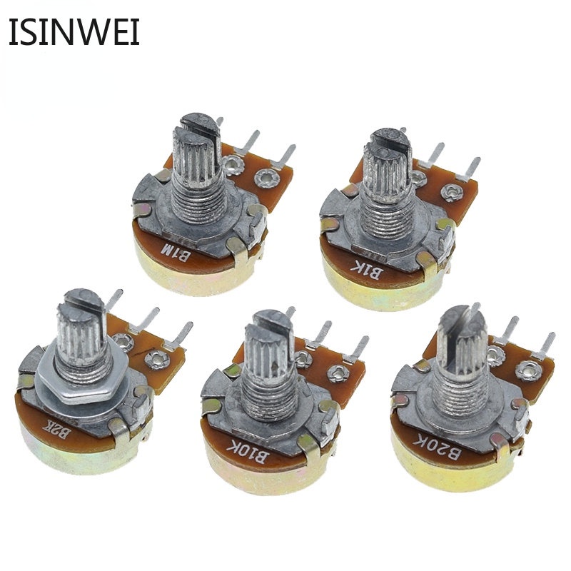 10pcs Potentiometer Resistor 1K 2K 5K 10K 20K 50K 100K 500K 1M Ohm ...