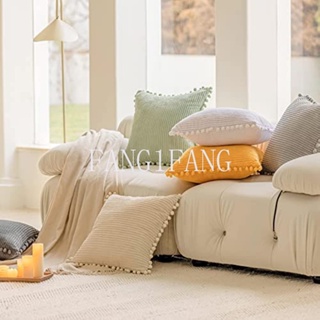 Home Brilliant Couch Pillow Covers 18x18 Set of 2 Super Soft