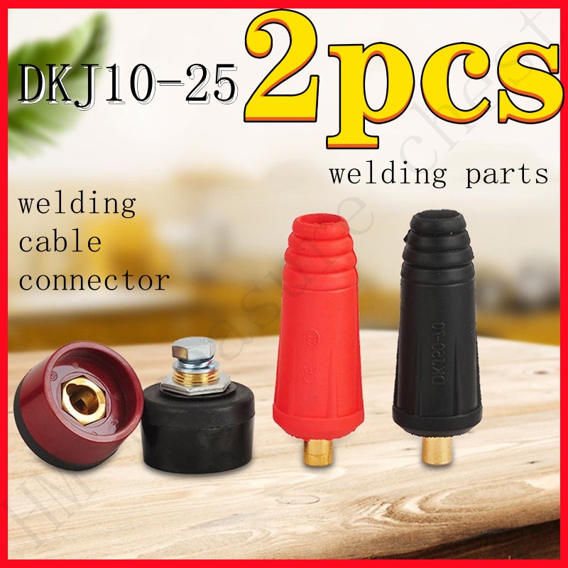 DKJ1025 European welding cable connector/welding machine cable wire Quick Fitting Male+Female