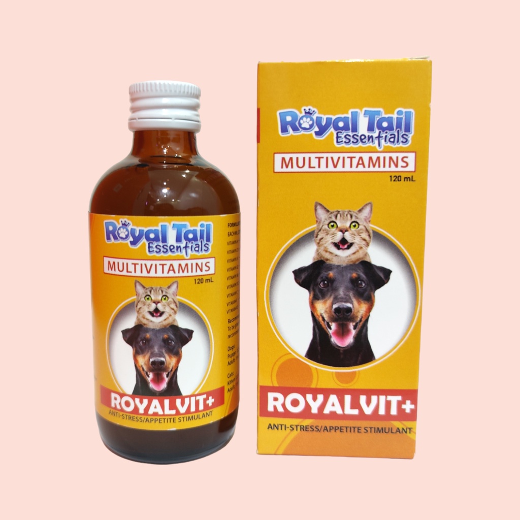 Royal Tail Essentials Royal Vit+ Multivitamins AntiStress Appetite Stimulant for Cats and Dogs
