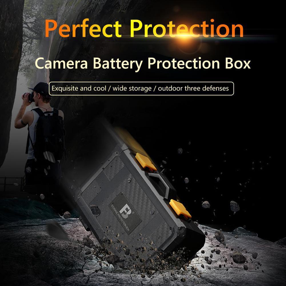 DSLR Camera Battery Protective Box SD TF Memory Card Storage Case
