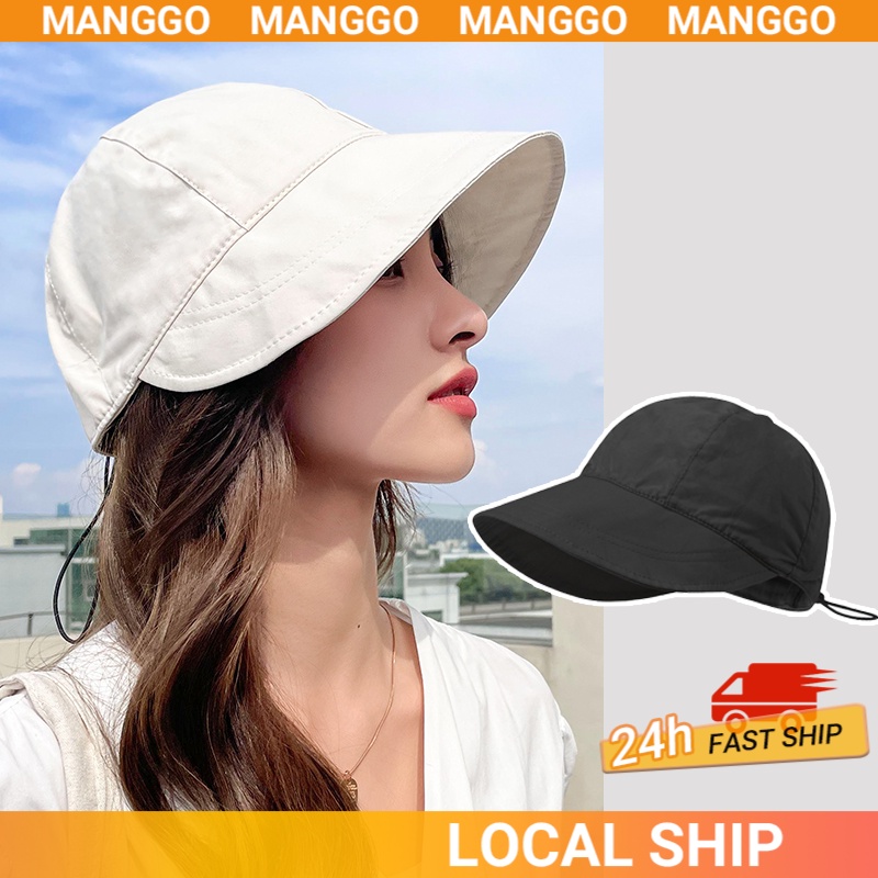 Sun visor for women UV Bucket Hat Adjustable Korean Style Quick