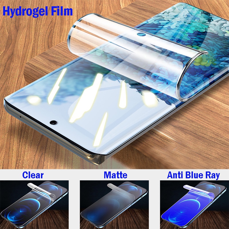 Matte Anti-Blue Ray Clear Hydrogel Film Screen Protector For