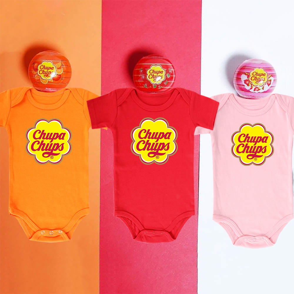 Haginbaby Food Themed CHUPA CHUPS Baby Onesie Customize Newborn
