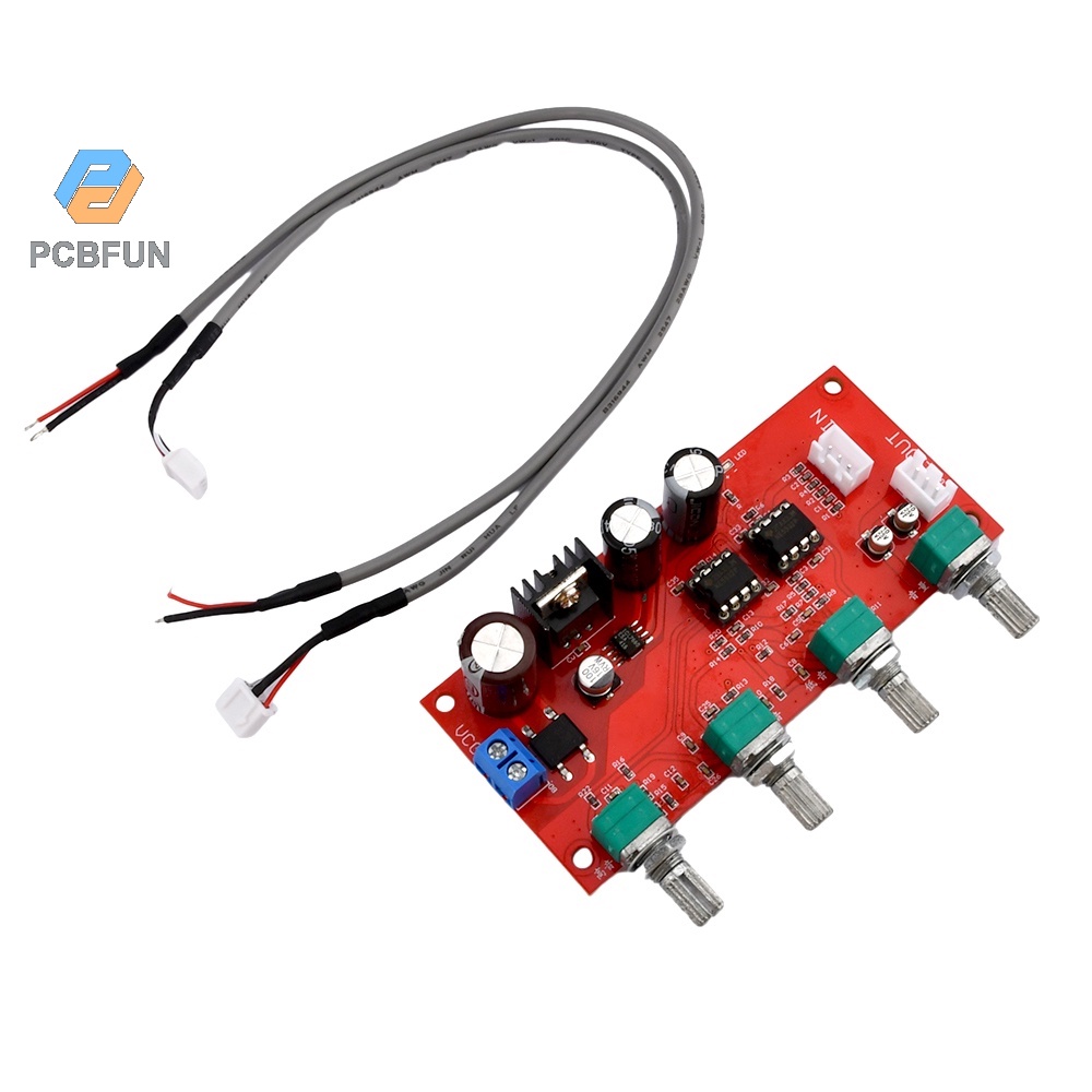 Pcbfun Ne5532 Amplifier Module Hifi Stereo Bass Treble Volume Tone ...