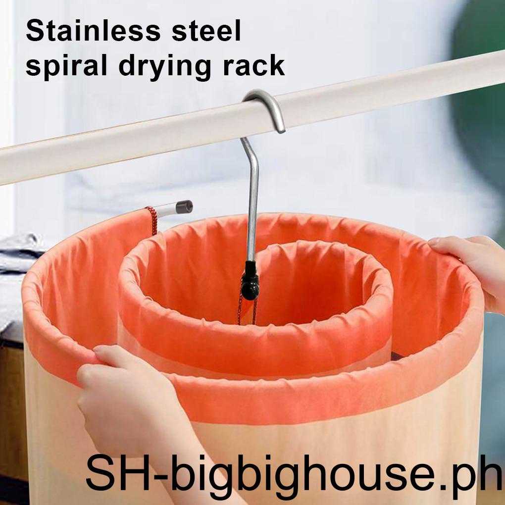 Spiral Quilt Sheets Hanger Detachable Rotating Drying Rack Spacesaving
