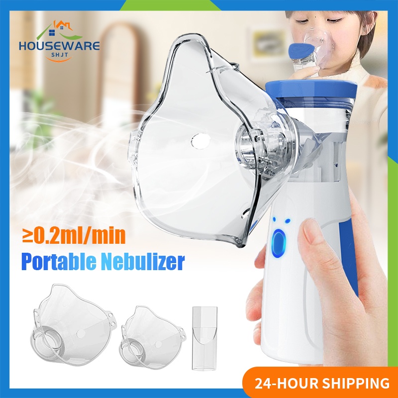 Portable Nebulizer Rechargeable For Asthma Ultrasonic Spray Asthma ...