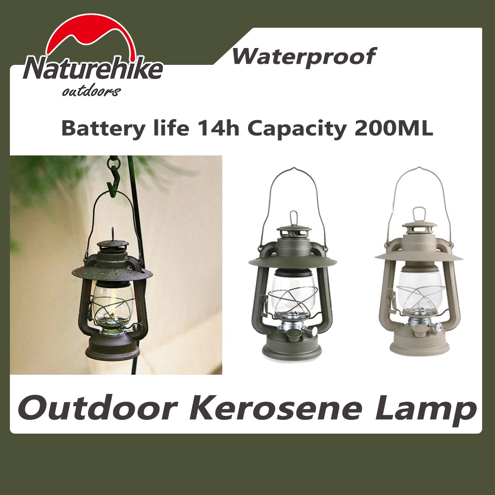 Naturehike 2023 New Outdoor Kerosene Lamp Portable Camping Lights