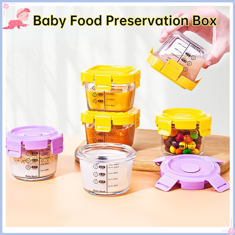 Baby Food Preservation Box Baby Food Safe Container Freezer Sealed Food Storage Box Shopee
