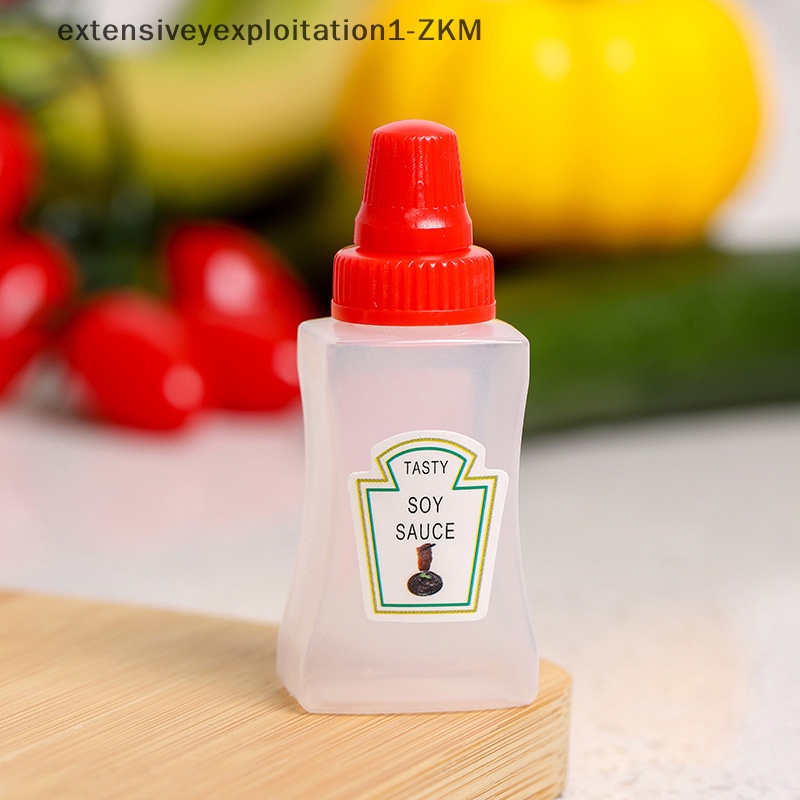 【EPPH】 1/4Pcs Mini Tomato Ketchup BottleSalad Dressing Container Pantry ...