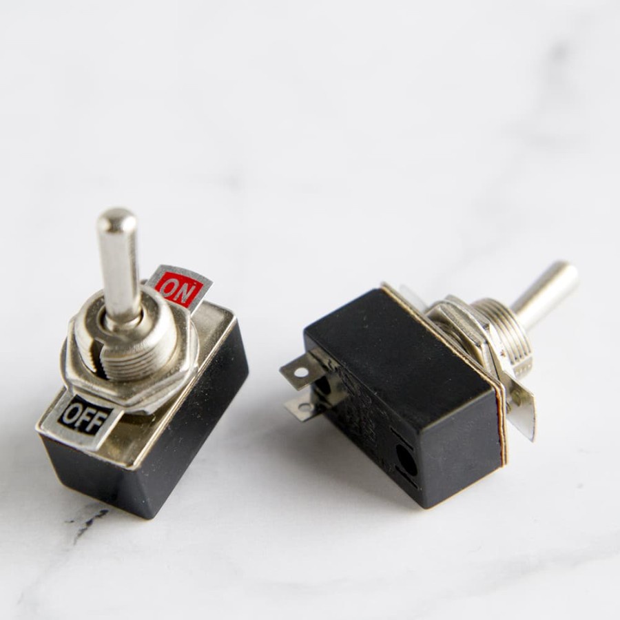 Black 2Pin Toggle On Off Switch 2 Pin Switch | Shopee Philippines