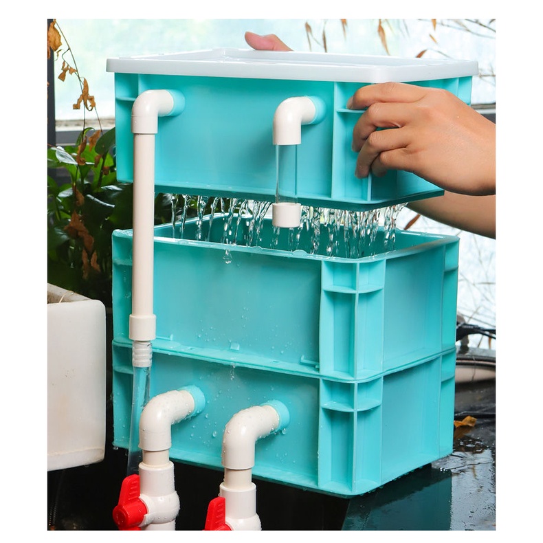NonAirtight Crate Filter Box Fish Tank Drip Box Fish Pond Filter Swamp