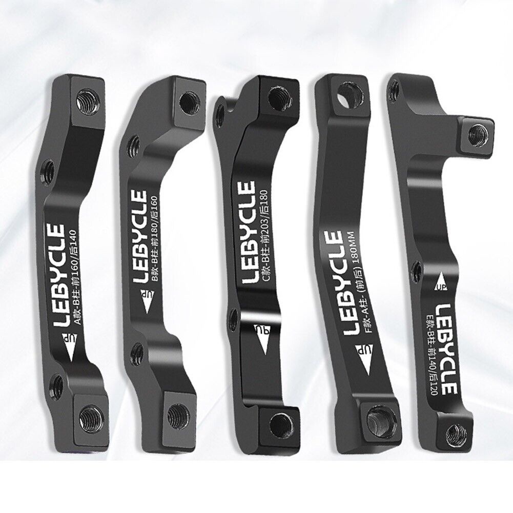 Fork disc brake adapter outlet