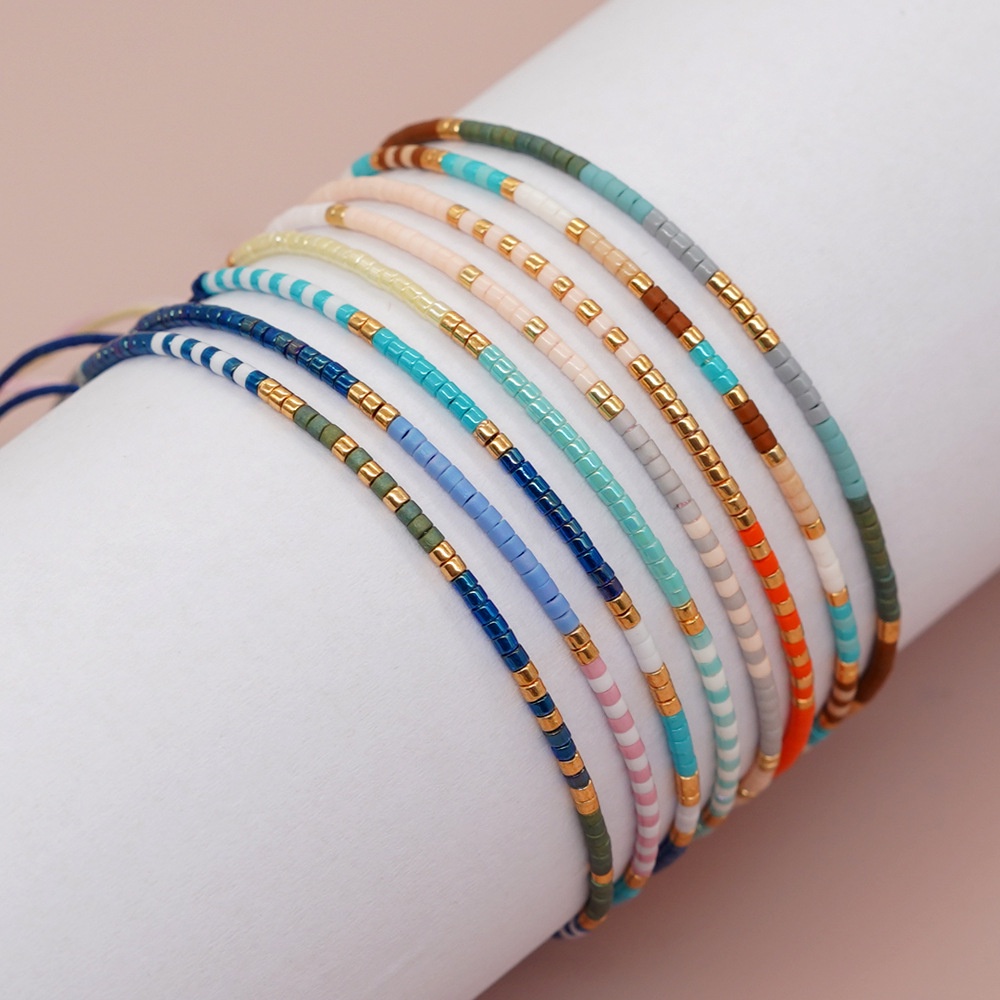 Nana Beach Style Minimalist Bohemian Style Miyuki Colorful Rice Beads ...