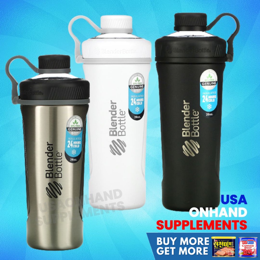 USA Onhand Blender Bottle, Blender Bottle Radian, Insulated Stainless