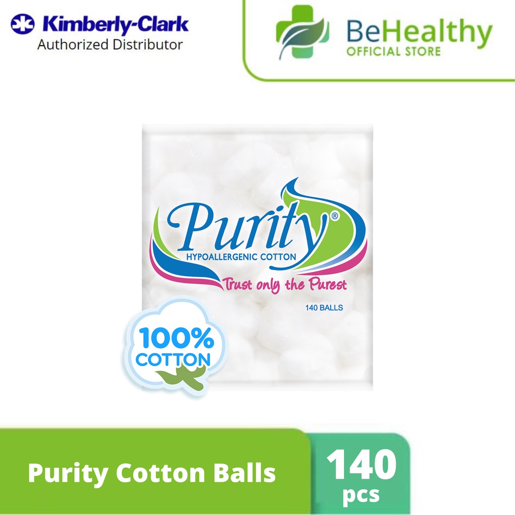 Purity Cotton Balls (140 pieces) Shopee Philippines