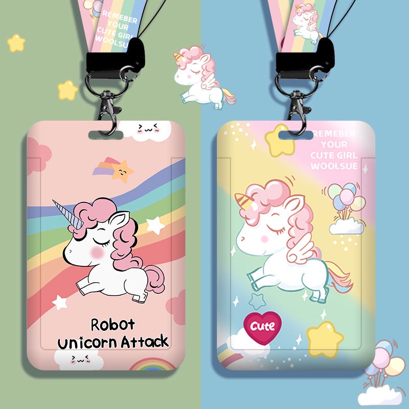 Wholesale Pink Unicorn Hard Shell Card Holder Exquisite Pony School ...