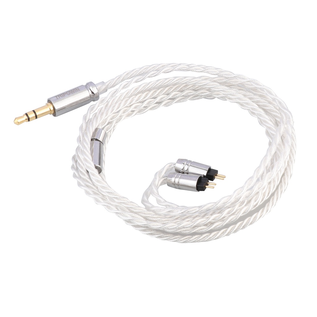 Tripowin Solstice 4 Cores HiFi IEM Cable 26AWG Silverplated Copper