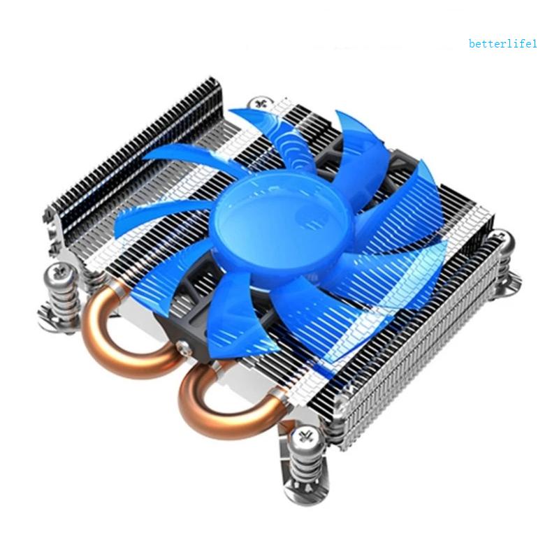 BTM S85 CPU Cooler Quiet PWM Cooling Fan 2 Heatpipe Ultra Thin CPU Air ...