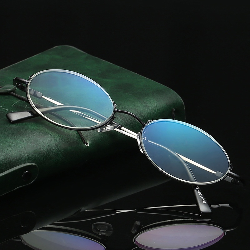 Inverted semi rimless glasses clearance