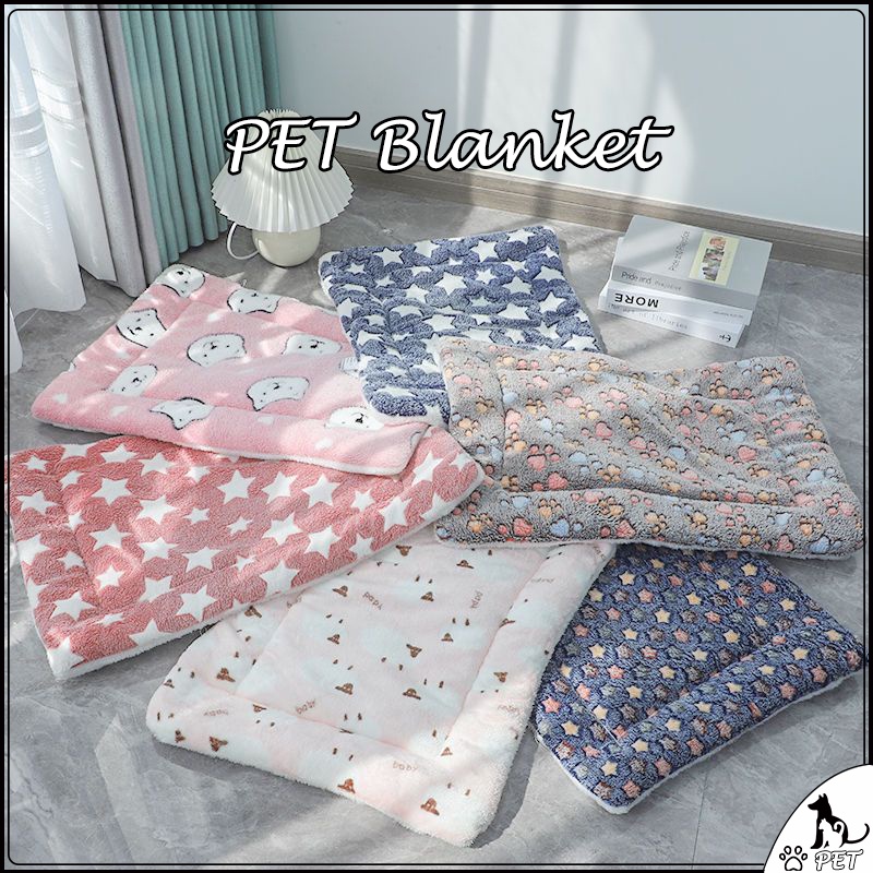 Dog Bed Mat Comfortable Pet Bed Mat Puppy Soft Mat Short Plush Cat Bed