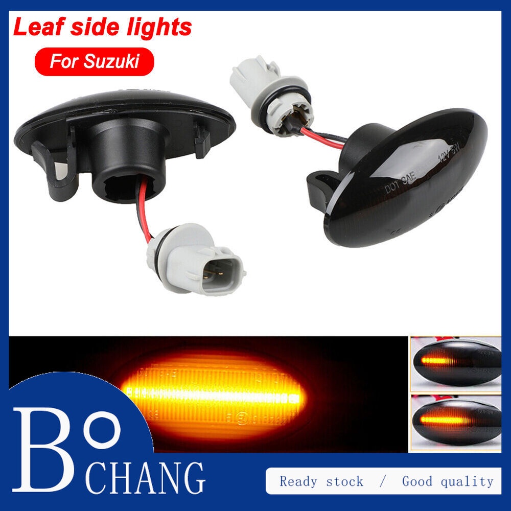 bochang 2Pcs LED Dynamic Side Marker Turn Signal Light Sequential ...