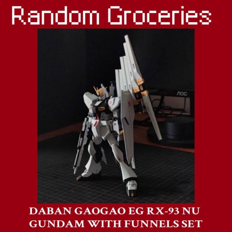 DB EG RX-93 NU GUNDAM + FUNNELS SET | Shopee Philippines