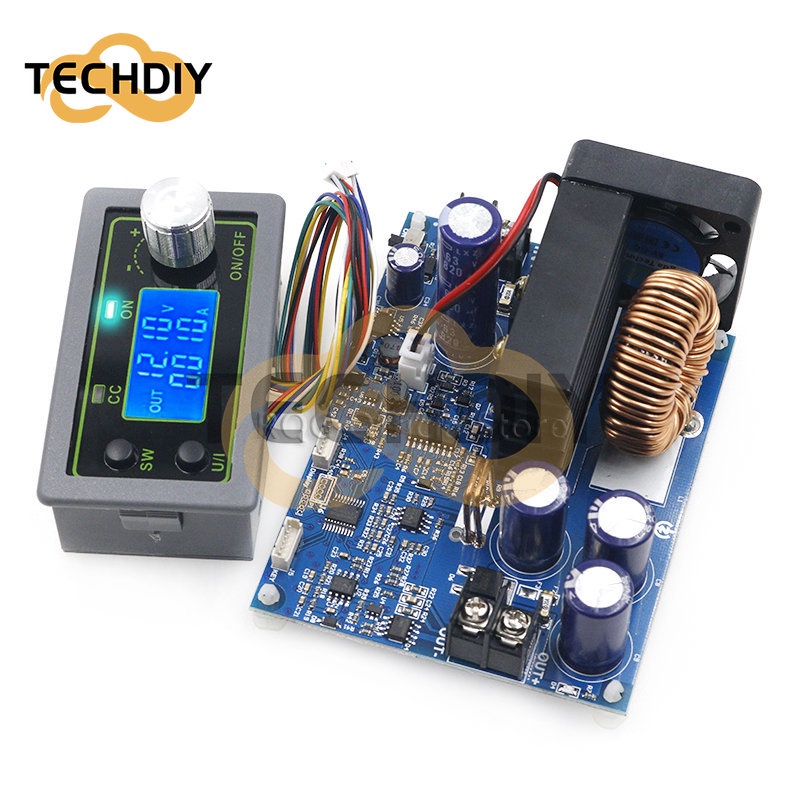 50V12A 600W CNC step-down adjustable power supply module, volt-ampere ...