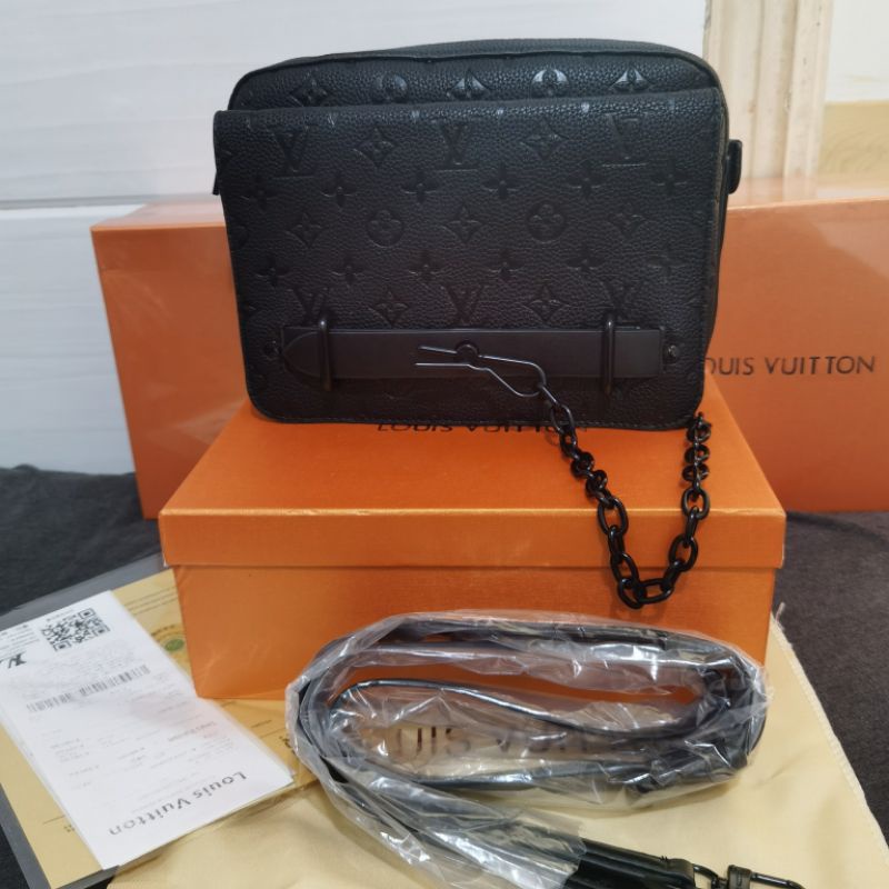 LV Louis Vuitton STEAMER Postman Bag With Box COD | Shopee Philippines