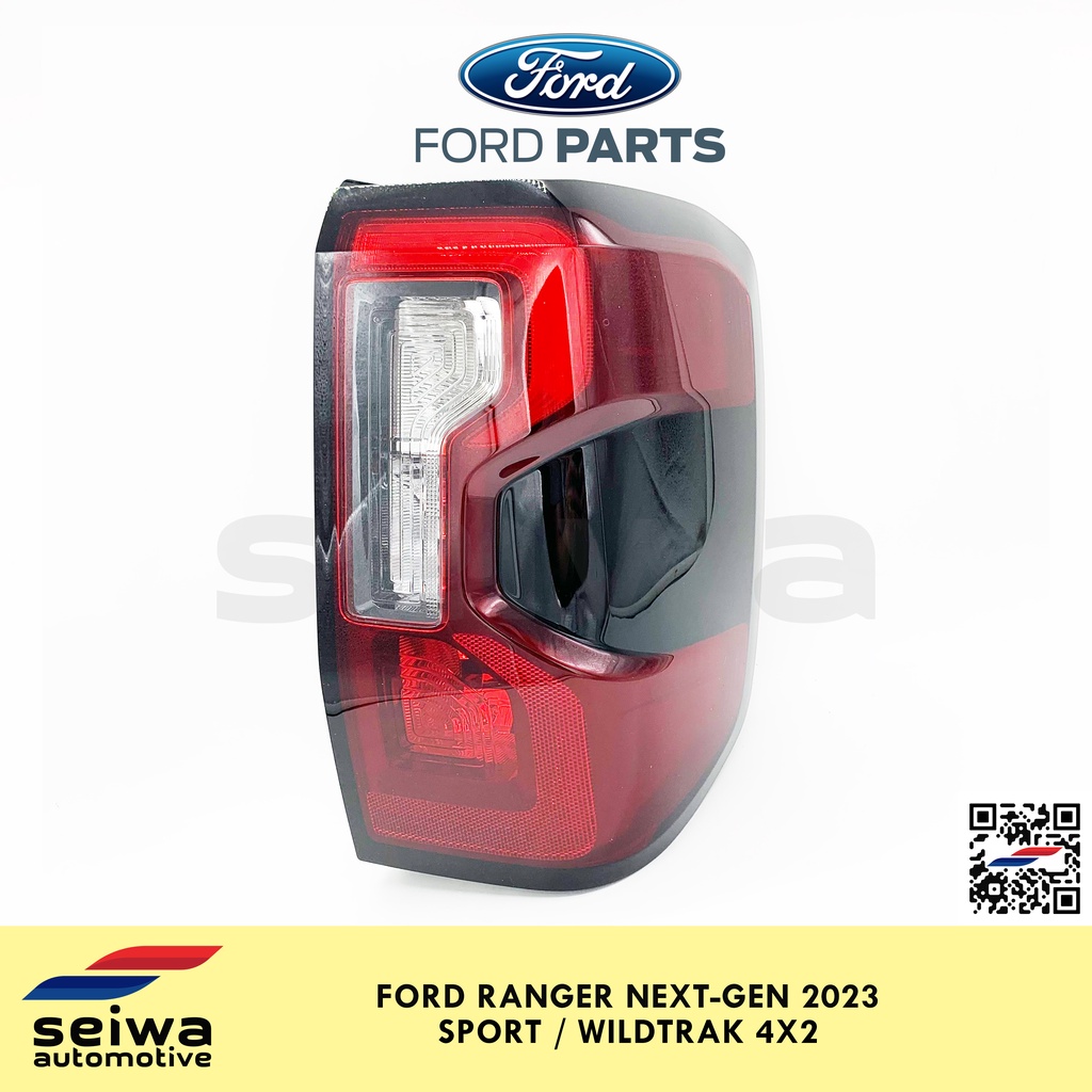 Passenger Side LED Tail Light – Fits 2019-2023 Ford Ranger W/ Blind Spot – Red Clear