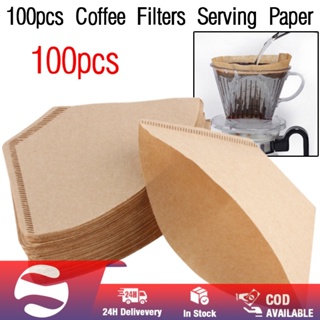 100 pcs Disposable Paper Filter Cups for Reusable Coffee Pods