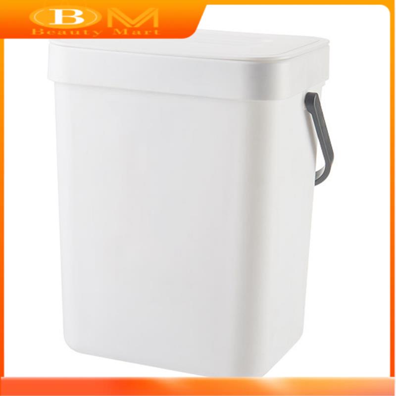 【BM】1.3 Gallon Kitchen Compost Bin Trash Can with Lid Under Sink Food