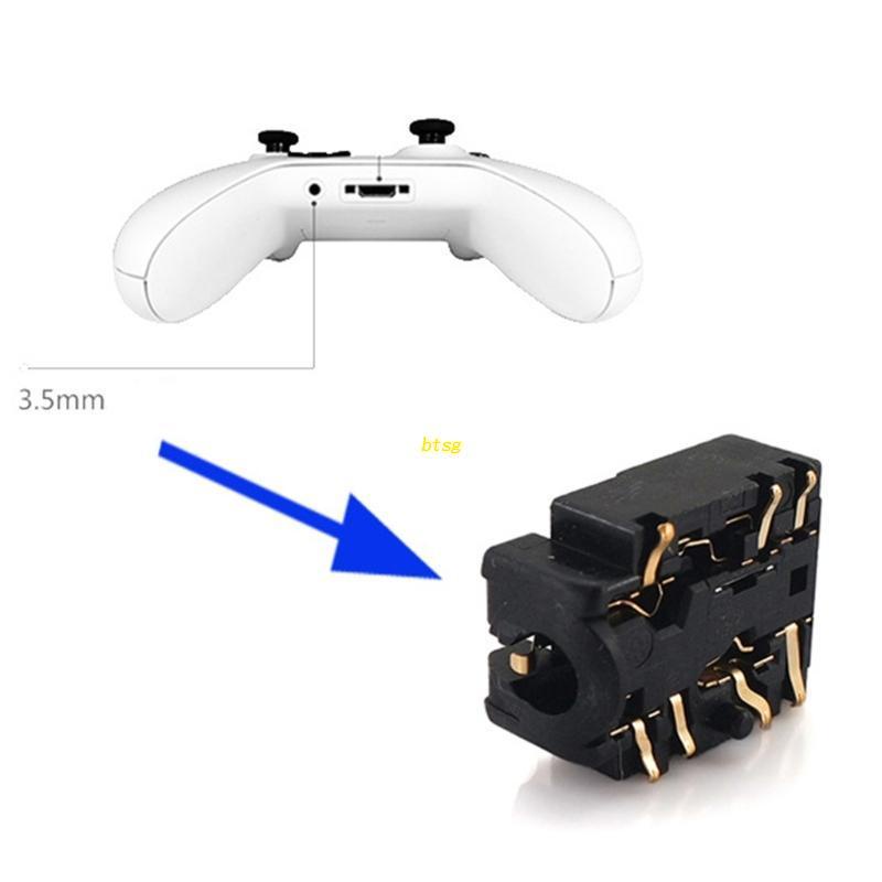 BT Repaire Part Headphone Jack For XboxOne Slim S Controller 3.5mm Headset Connector Socket Jack