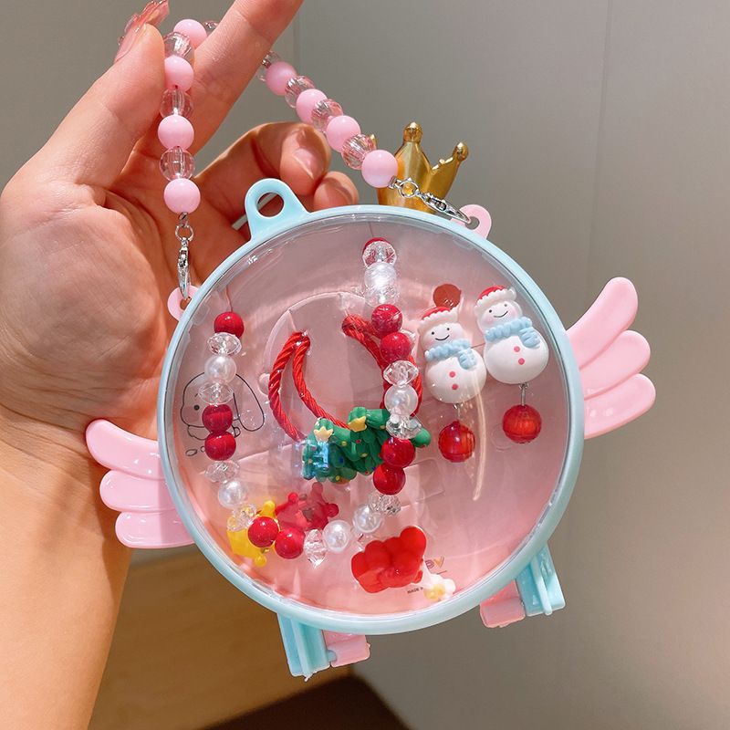 Children Jewelry Box Disney Princess Necklace Toy Christmas Gift