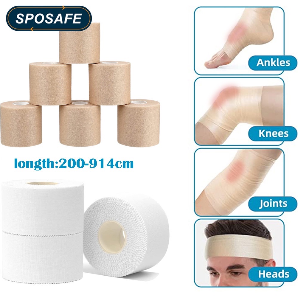SPOSAFE 1 Roll selfadhesive Bandage kinesiology tape volleyball tape muscle tape knee tape