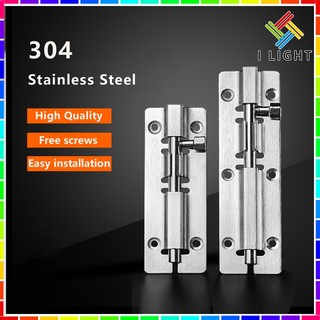 RLECS 2pcs Hook Eye Latch Lock 304 Stainless Steel...
