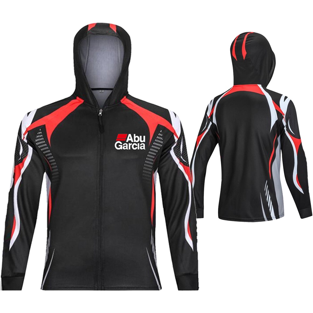 ABUGARCIA Fishing Clothes Anti-UV Outdoor black Breathable Long