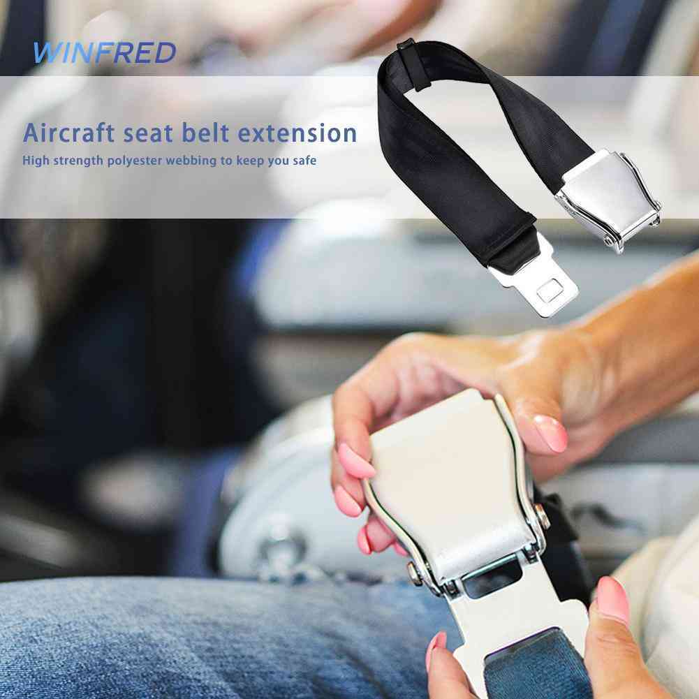 Aircraft Airplane Buckle Safe Seat Belt Extension Strap Plane Seatbelt