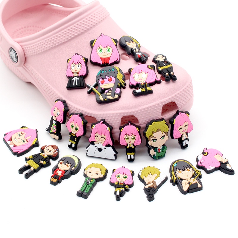 Cute Yor Croc Jibbitz Anime Anya Jibitz Charm Spy X